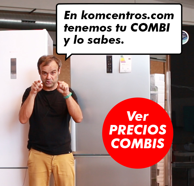 Pincha para ver los precios de los frigor&iacute;ficos combi en nuestra tienda online: komcentros.com